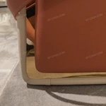 Luxury Monogram Upholstered Storage Footstool with Strap Detail